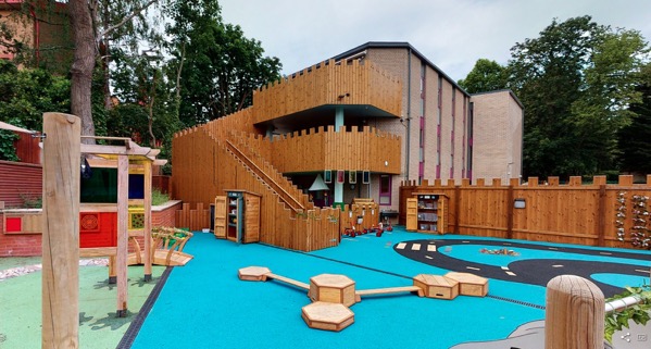BLS Barnet - view from playground